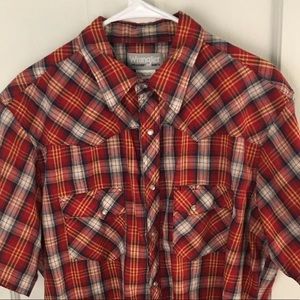 Wrangler Wrancher Western XL Pearl Snap